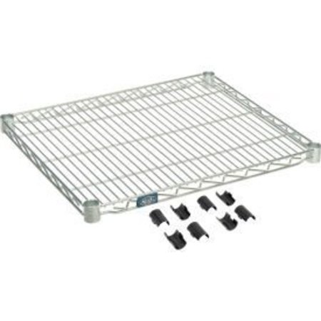 GLOBAL EQUIPMENT Nexel    S2124Z Poly-Z-Brite    Wire Shelf 24"W x 21"D 561548